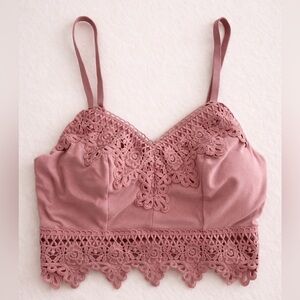 Mudd Crochet Bralette Top